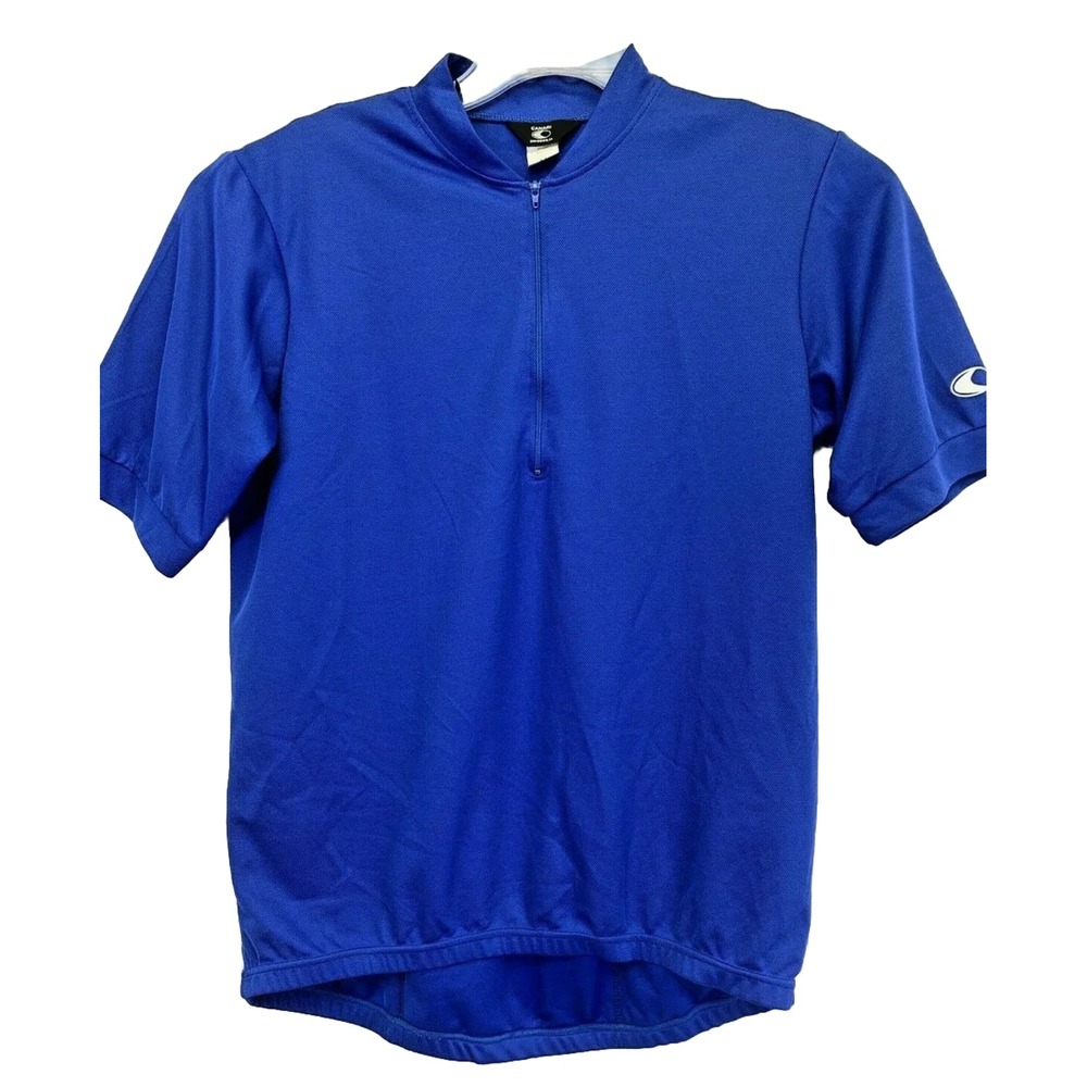 Canari Mens Sz XL  1/2 Zip Blue‎ Cycling Jersey NW/OTs (S32) NW/OTs